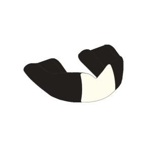 Blank Round 120mm Black/White/Black 4mm