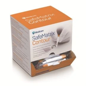 SafeMatrix Band Contour Wide 6mm Orange, Box of 50