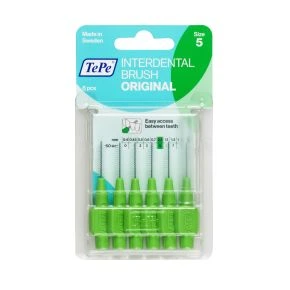 TePe IDB Original Green 0.8mm, Blister of 6