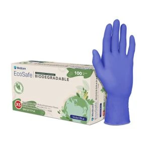 EcoSafe Biodegradable Nitrile Medical Examination Gloves