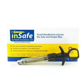 Insafe Self-Aspirating Safety Syringe, Thumb Type