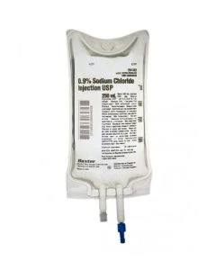 Saline Sodium Chloride 0.9%, 250ml I.V Bag