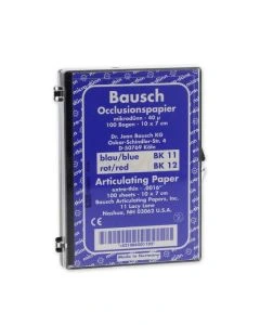 Bausch Articulating Paper Blue Sheets BK11, Pack of 100