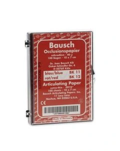 Bausch Articulating Paper Red Sheets BK12, Pack of 100
