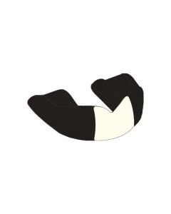 Blank 125mm Round Black/White/Black 4mm