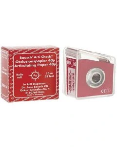 Bausch Articulating Paper BK16 Red 22mm Roll, 10m Roll