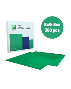 Hygenic Latex Green Medium Dental Dam, Bulk Box 360