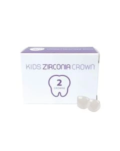 Kids Zirconia Anterior Crowns Left Lateral, Pack of 2